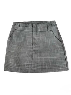 Style Addict Plaid Mini Pencil Skirt